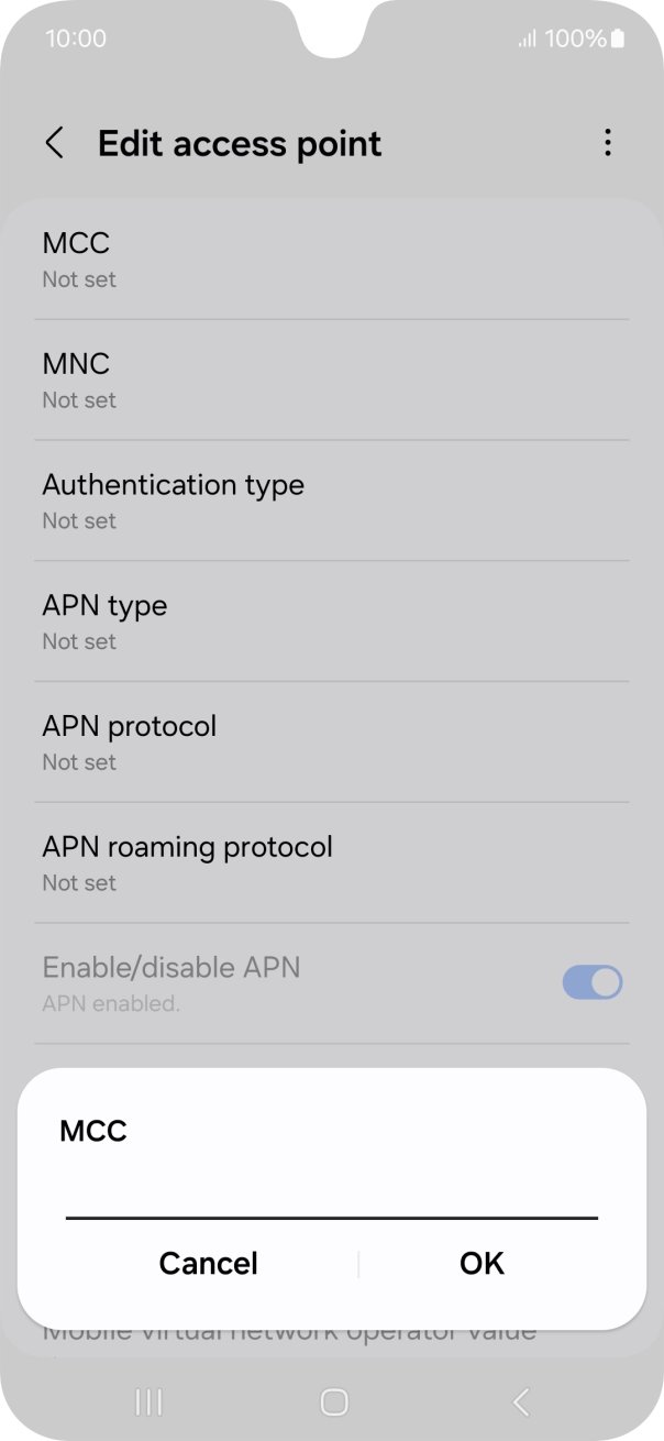 Key in 234 and press OK. Key in 234 and press OK.
