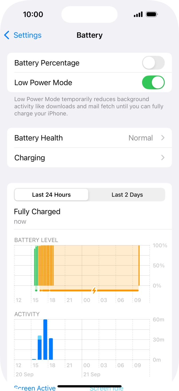 Slide your finger upwards starting from the bottom of the screen to return to the home screen.