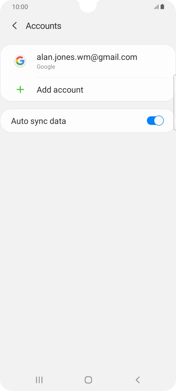 Press the Home key to return to the home screen.
