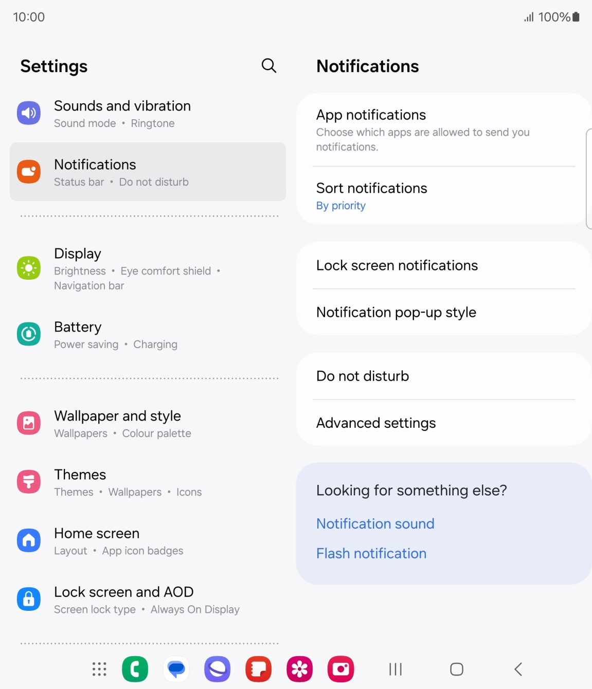 Press App notifications.