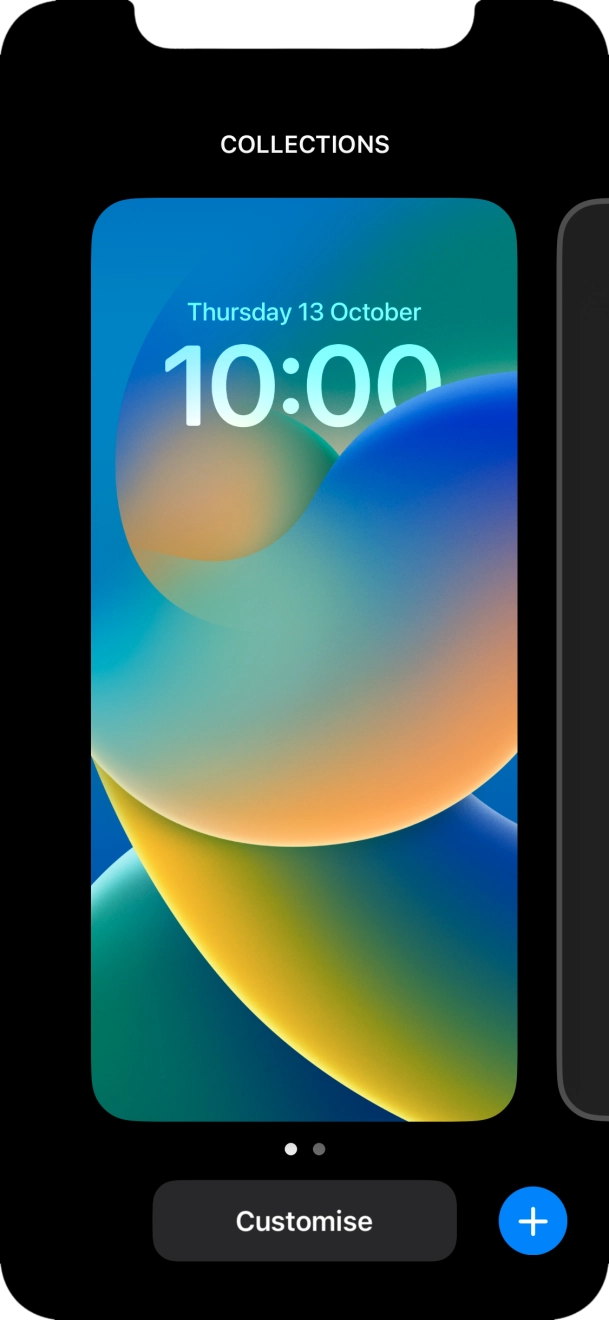 Press the add icon. Press the add icon.