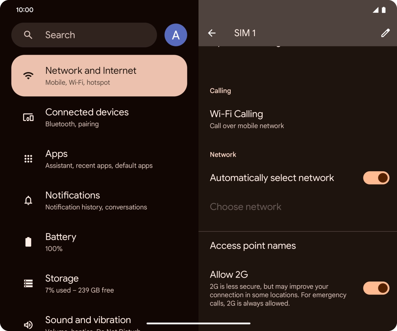Press the indicator next to 'Automatically select network' to turn off the function and wait while your phone searches for networks. Press the indicator next to 'Automatically select network' to turn off the function and wait while your phone searches for networks.