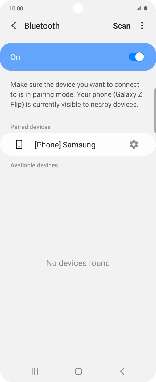 Press the Home key to return to the home screen.