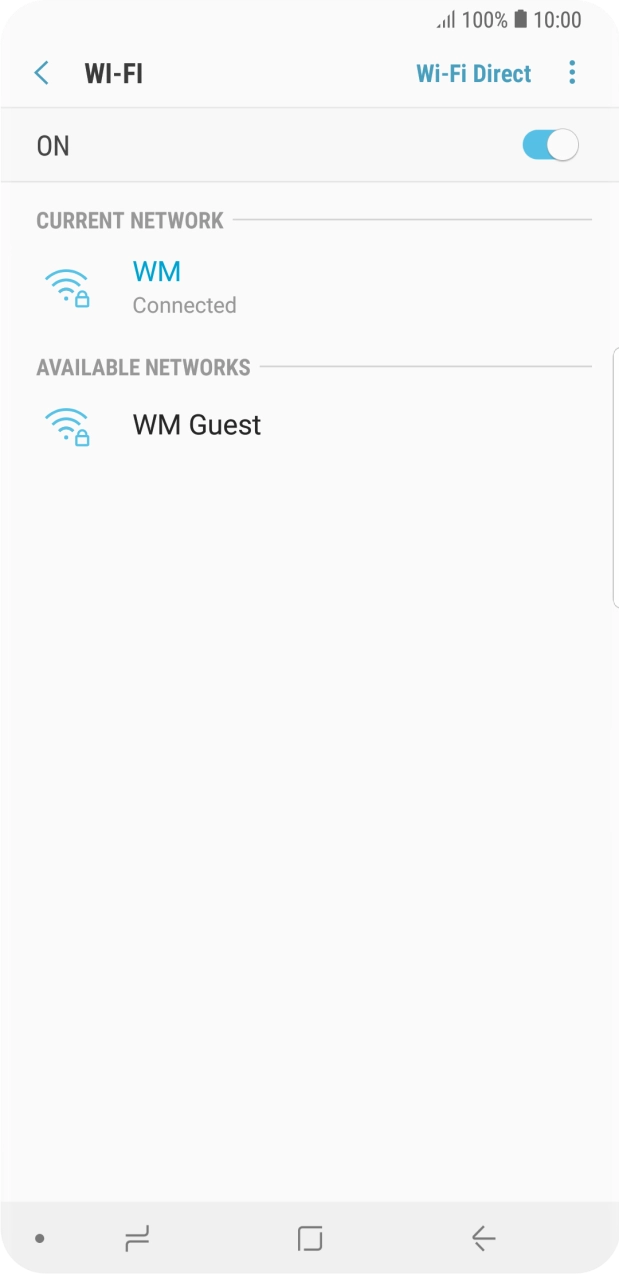 Press the Home key to return to the home screen.