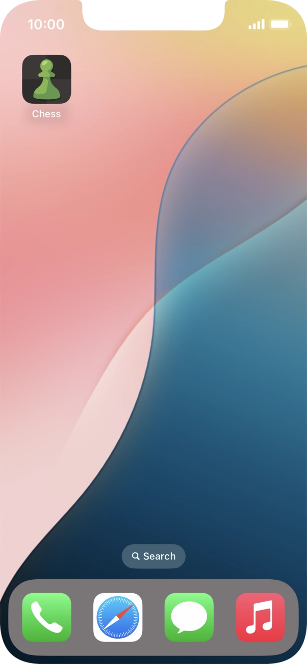 Press and hold the required app.