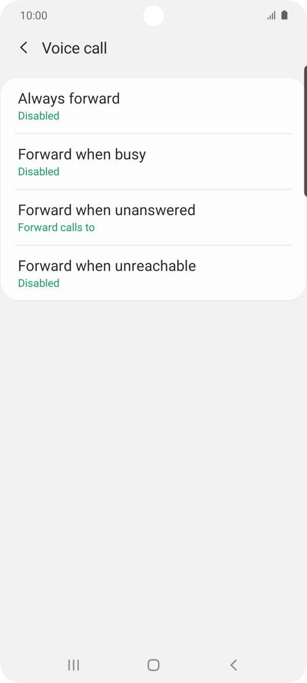 Press the Home key to return to the home screen.