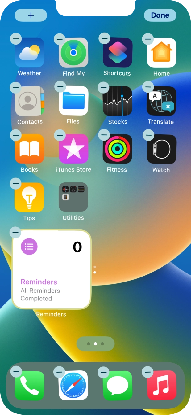 Press Done. Press Done.