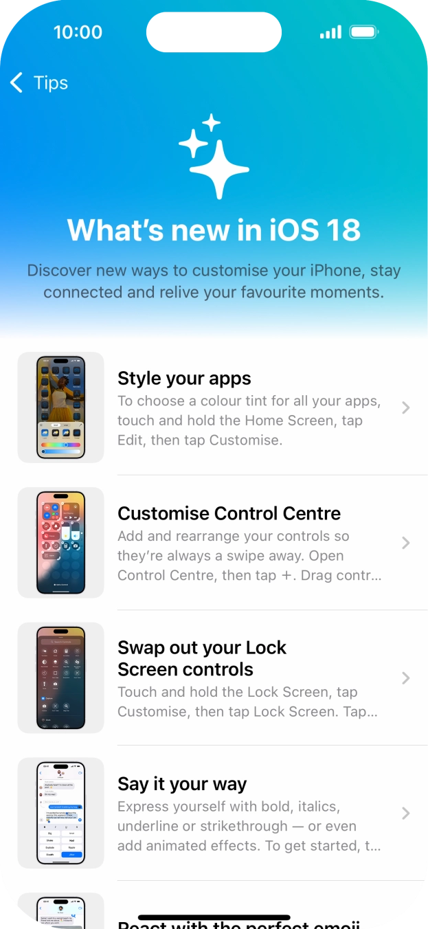 Slide your finger upwards starting from the bottom of the screen to return to the home screen. Slide your finger upwards starting from the bottom of the screen to return to the home screen.