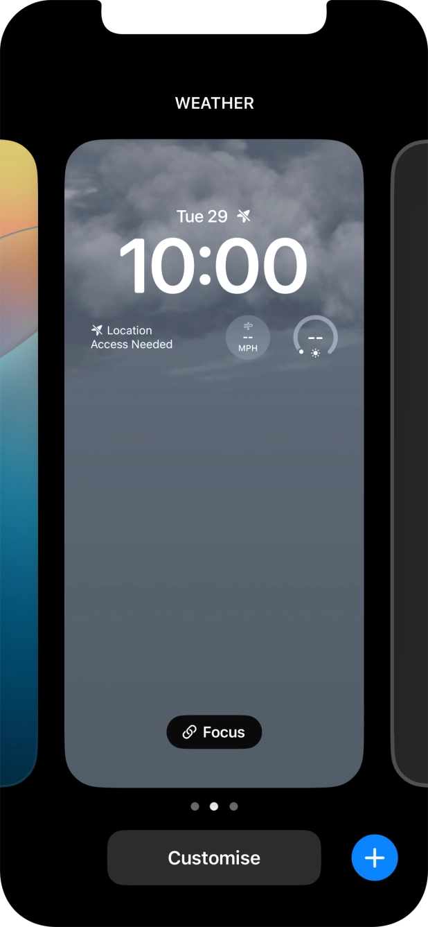 Press Focus. Press Focus.