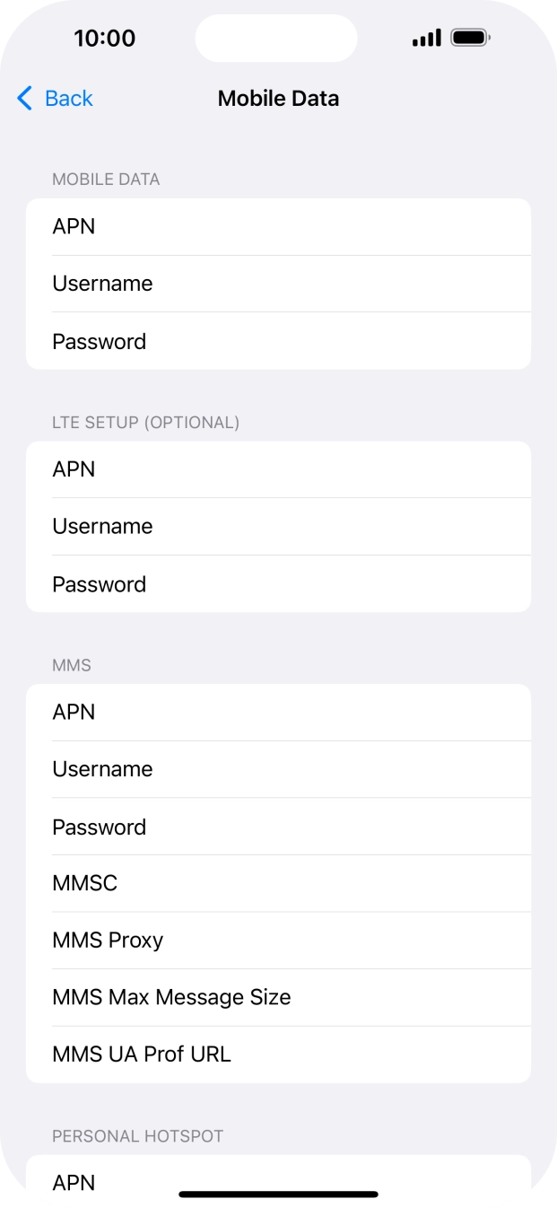 Press APN and key in wap.o2.co.uk. Press APN and key in wap.o2.co.uk.