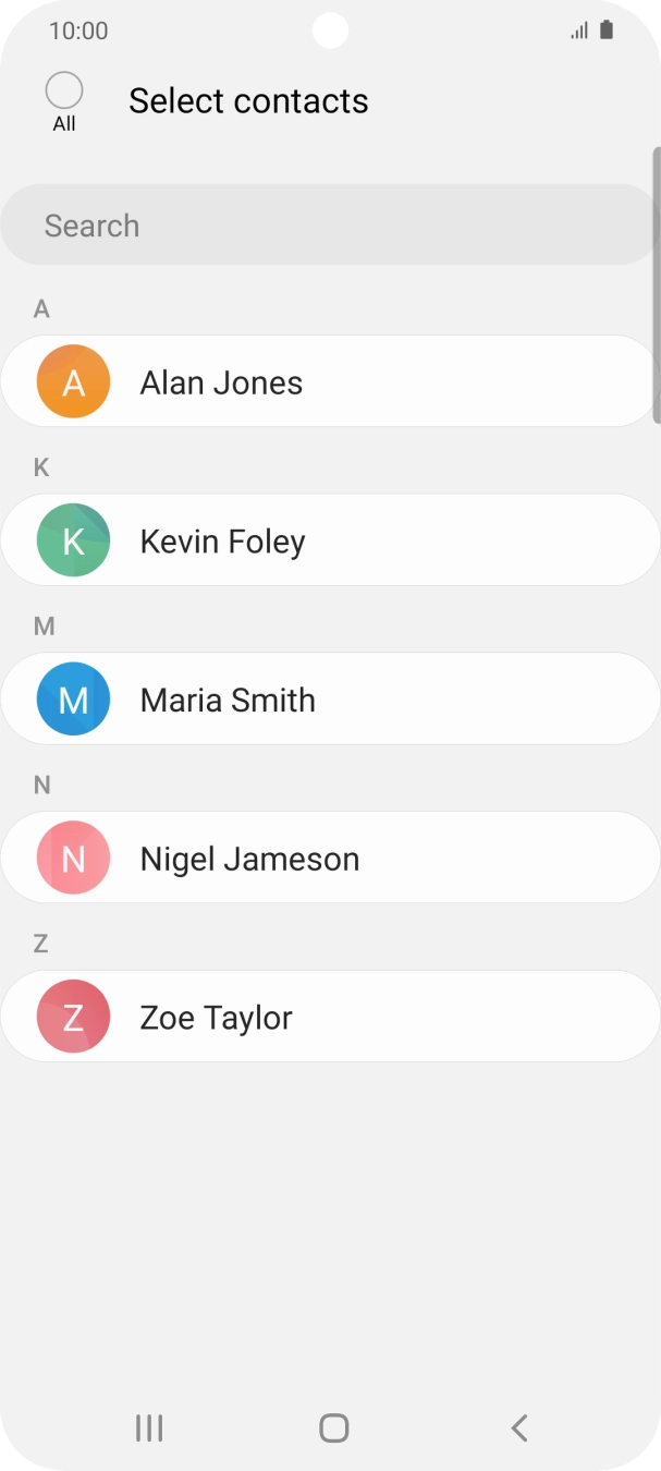 Press the field above 'All'.