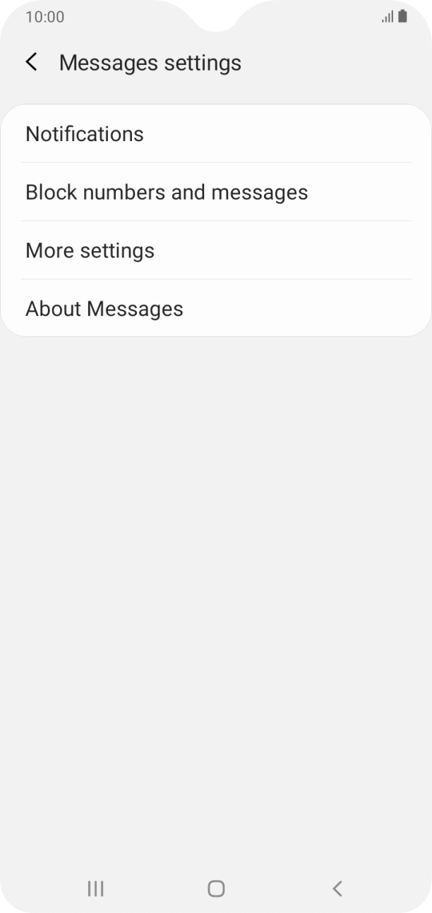 Press More settings. Press More settings.