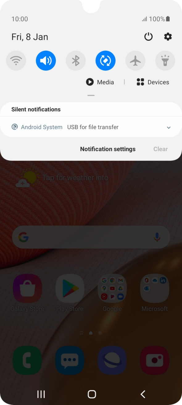Press Android System.