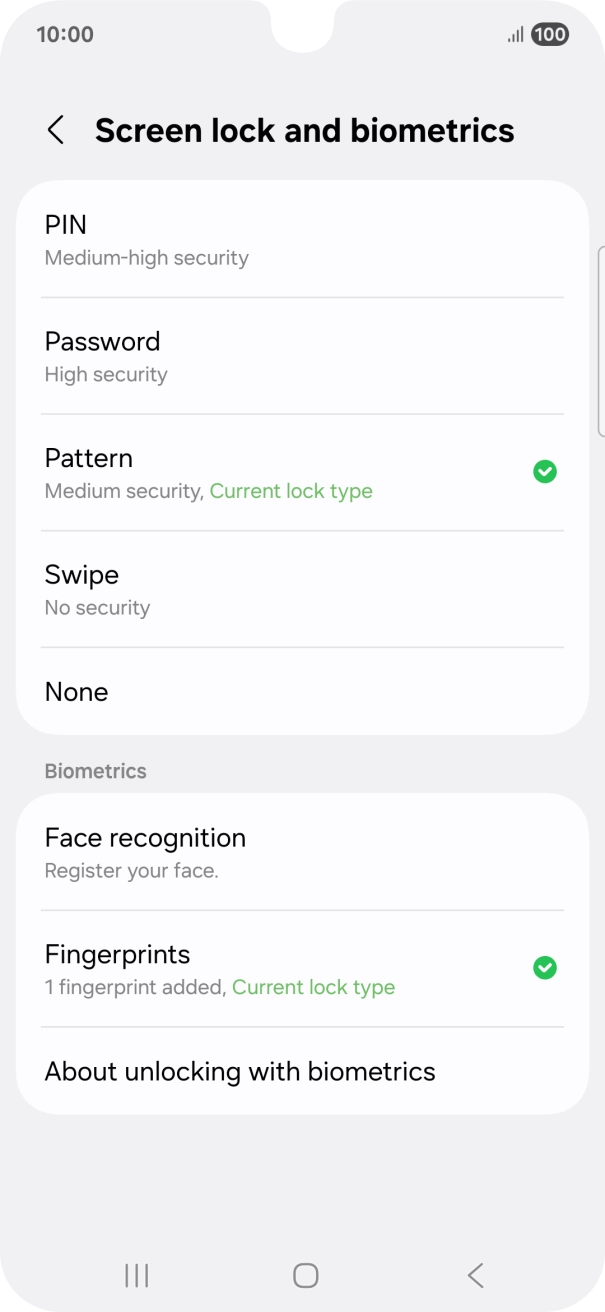 Press None. Press None.