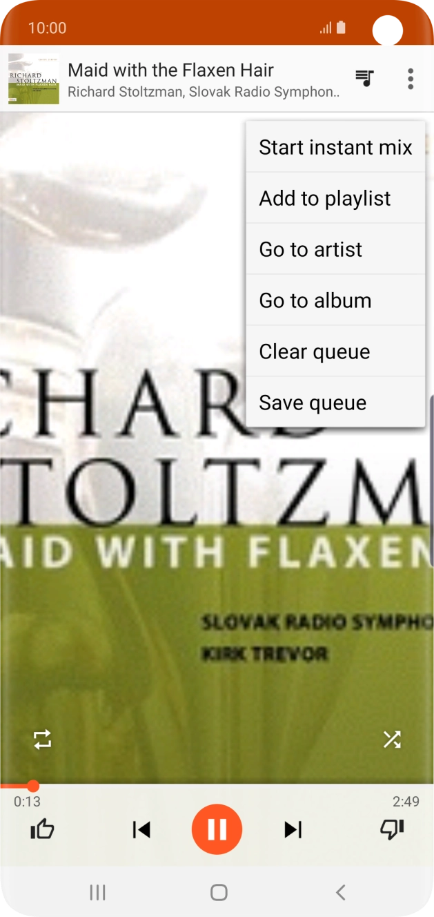 Press Add to playlist.