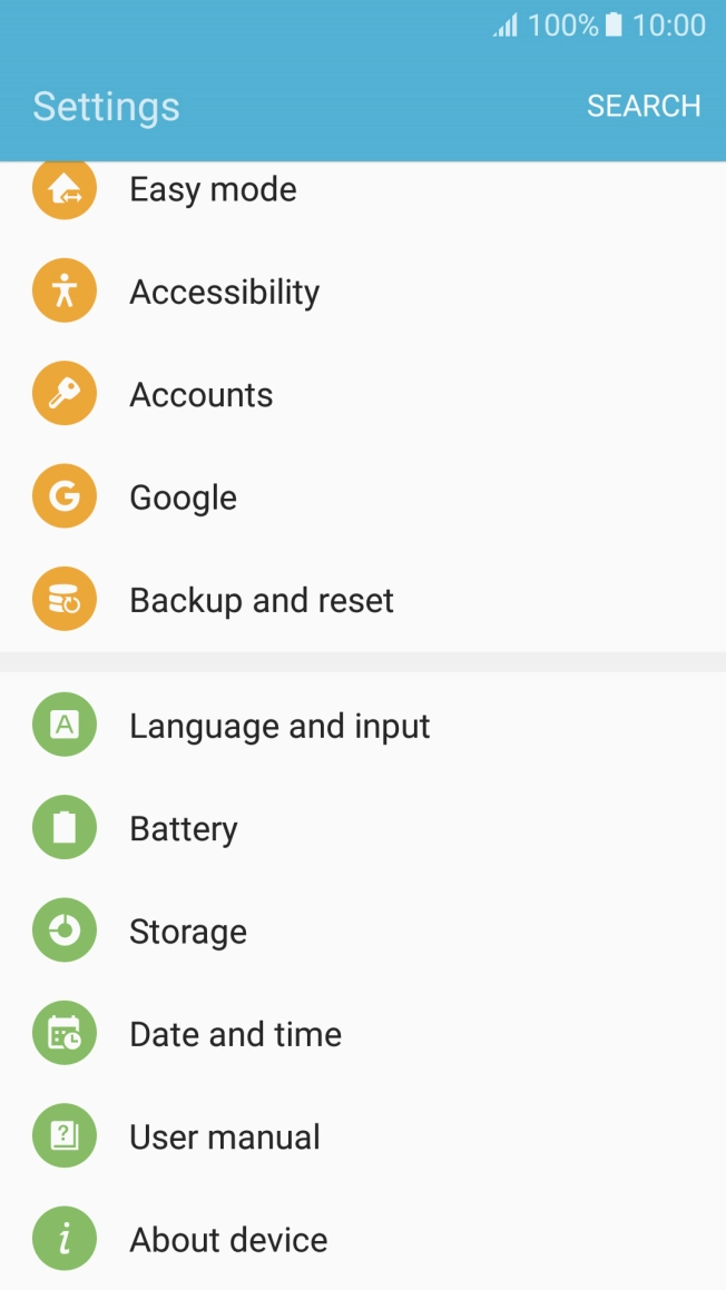 Press Date and time.