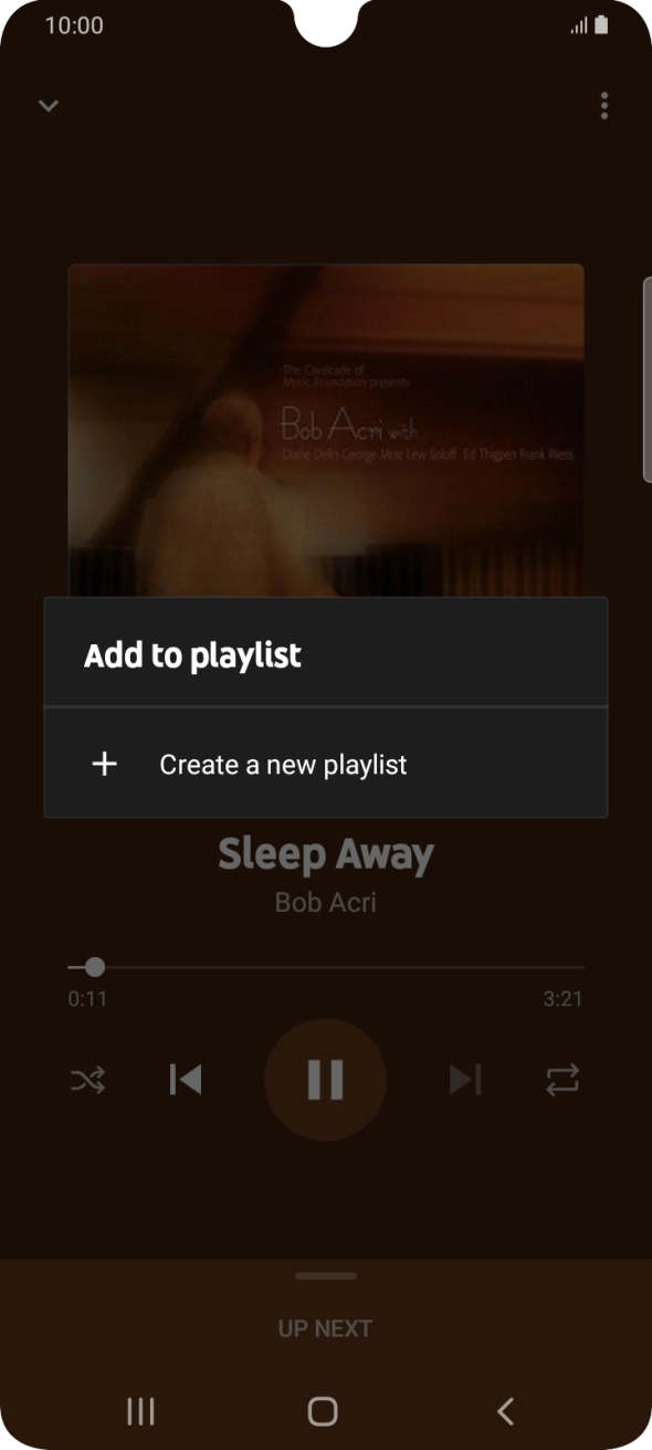 Press Create a new playlist.