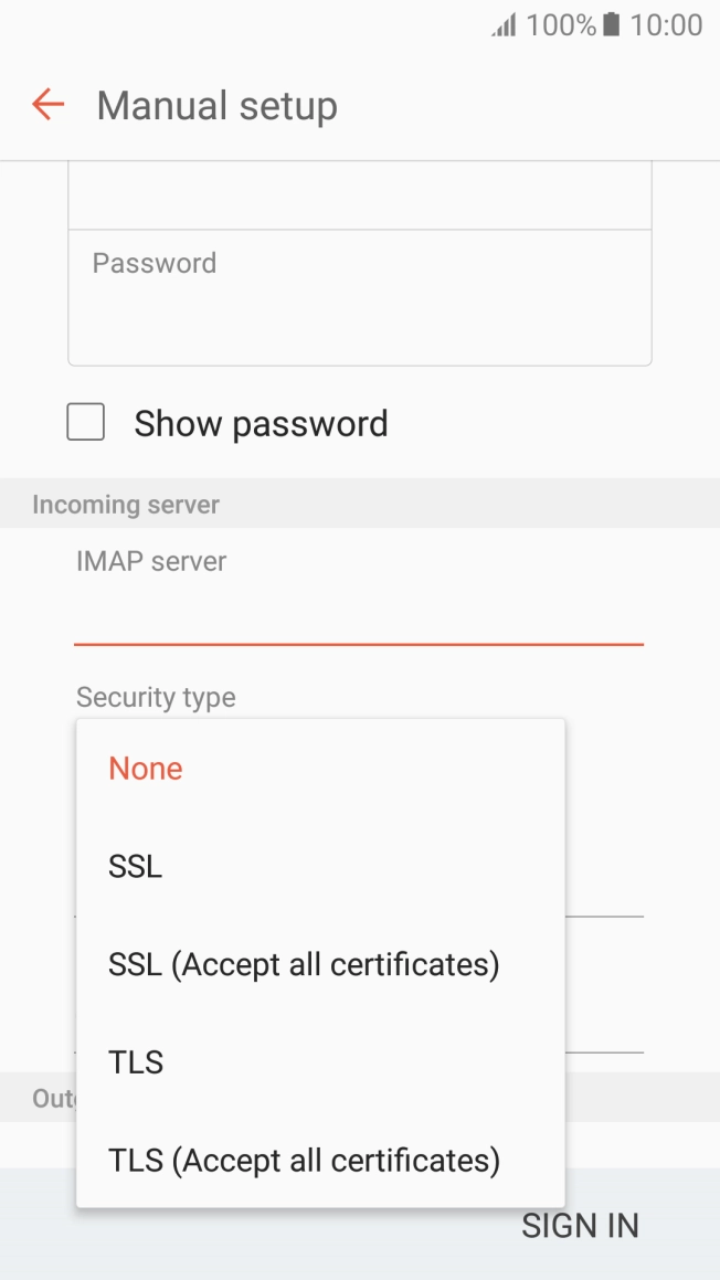 Press None to turn off the function. Press None to turn off the function.