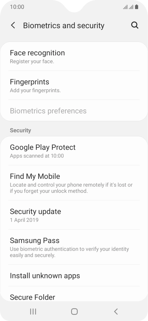 Press Fingerprints. Press Fingerprints.