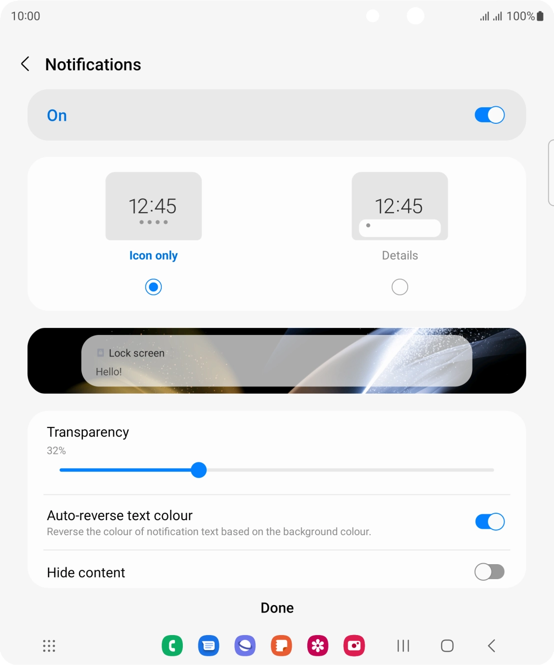 Press the Return key.