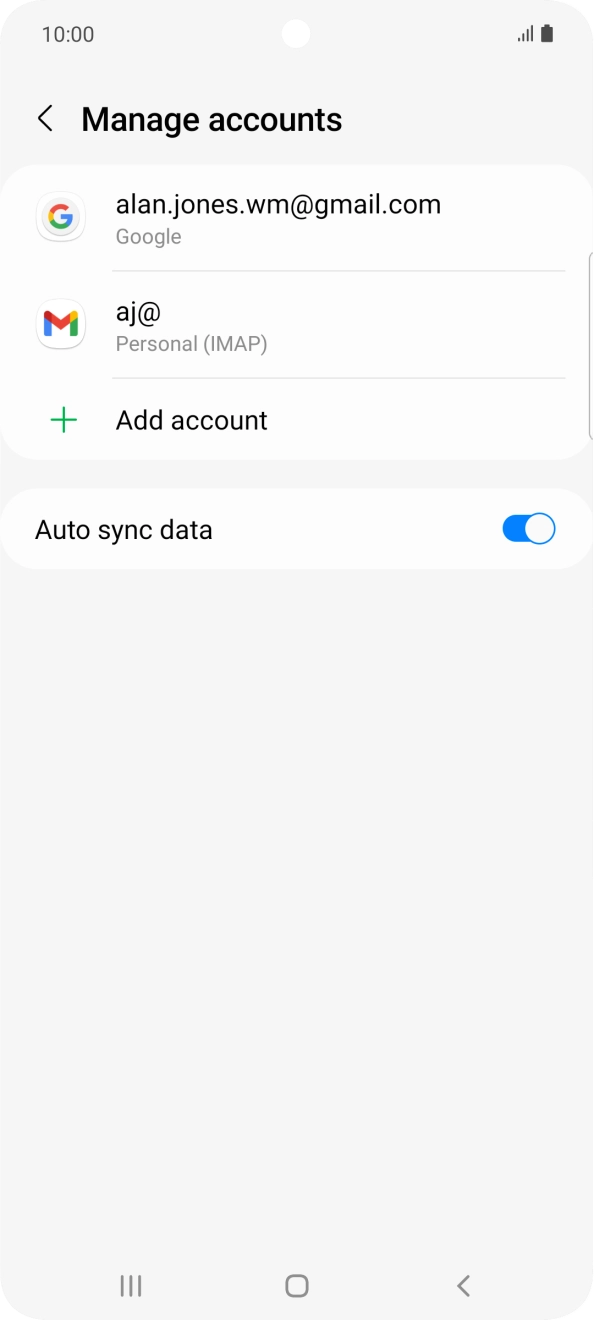 Press the Home key to return to the home screen.
