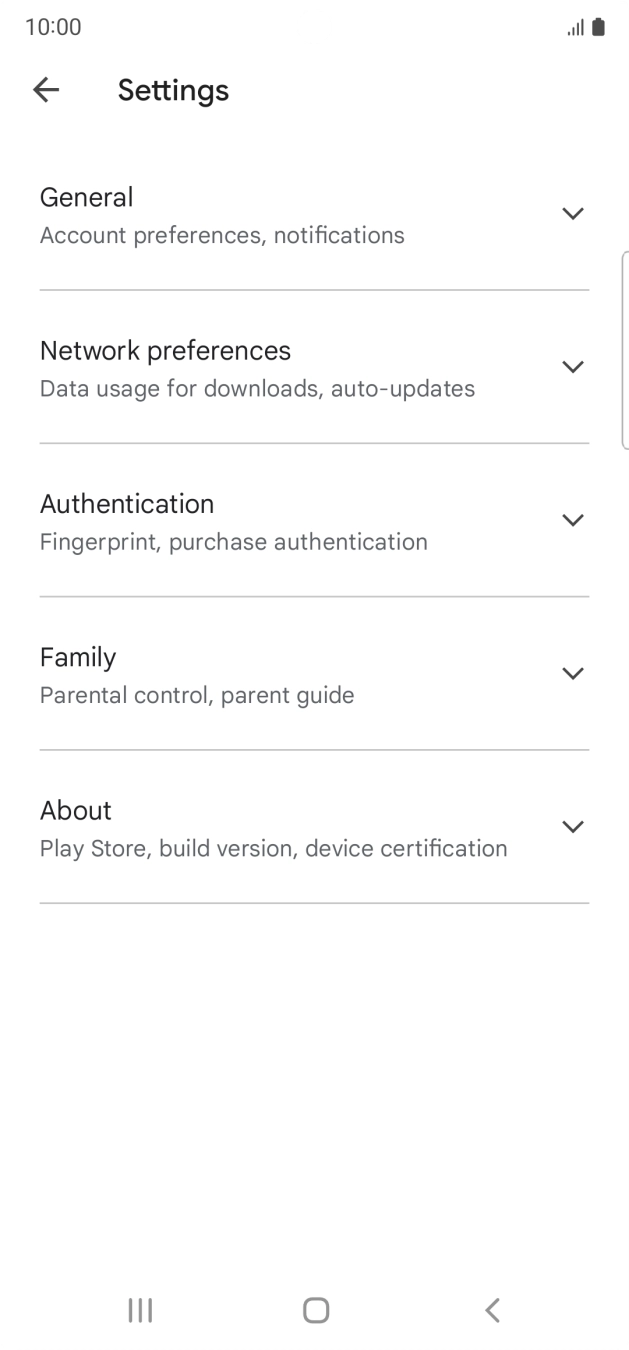 Press Network preferences.