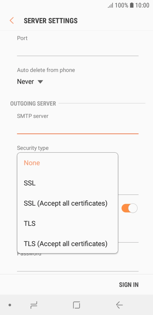 Press None to turn off the function. Press None to turn off the function.