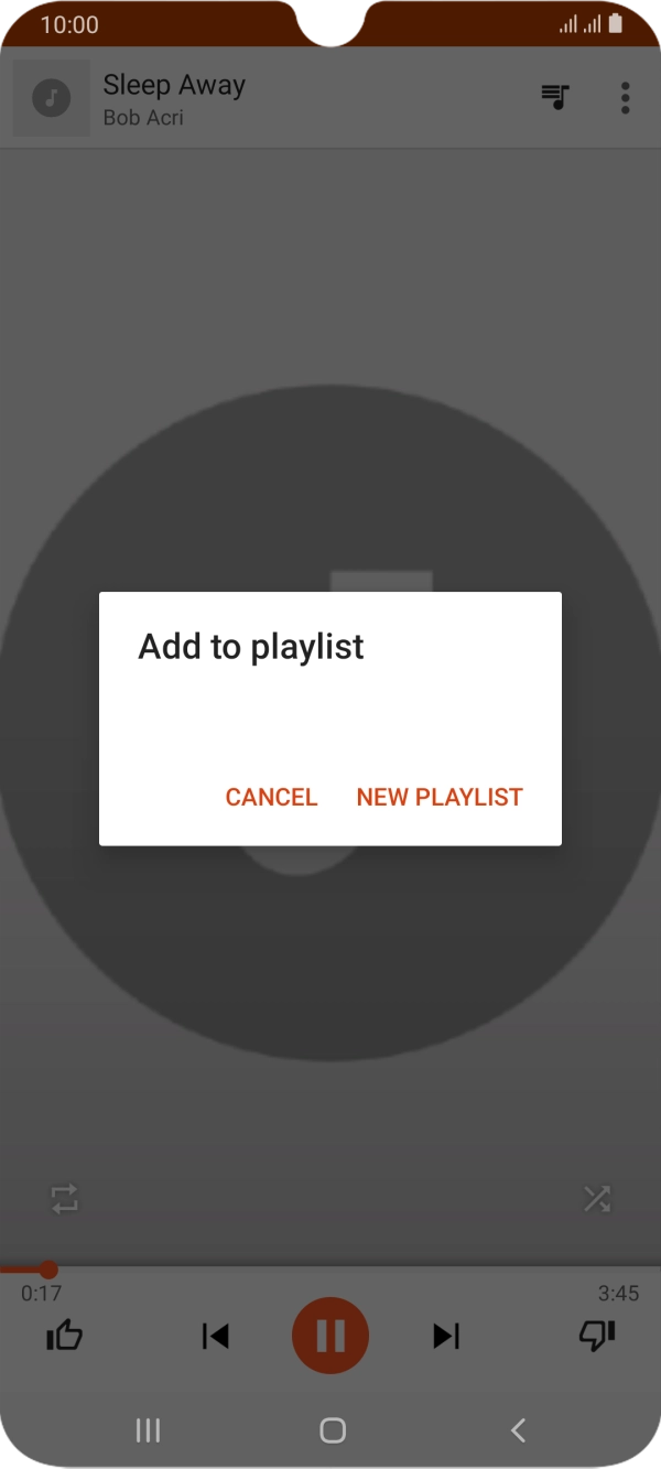 Press NEW PLAYLIST. Press NEW PLAYLIST.