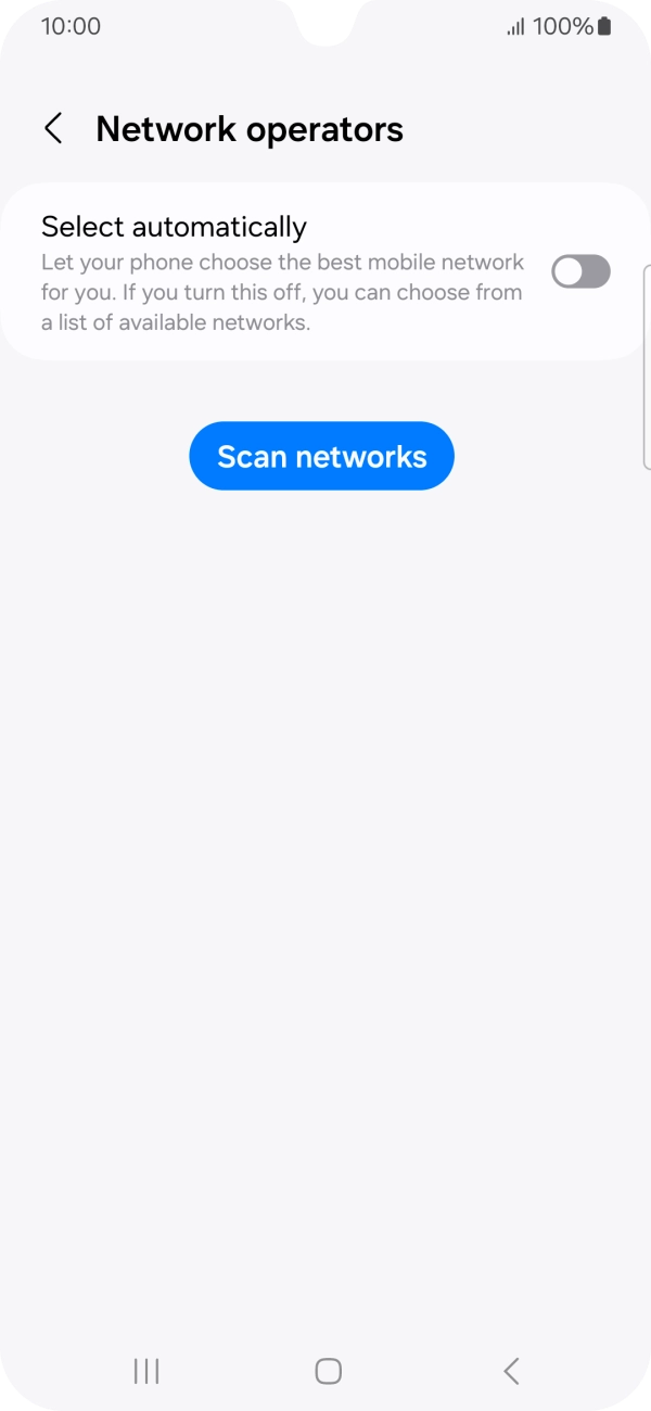 Press the indicator next to 'Select automatically' to turn on the function. Press the indicator next to 'Select automatically' to turn on the function.