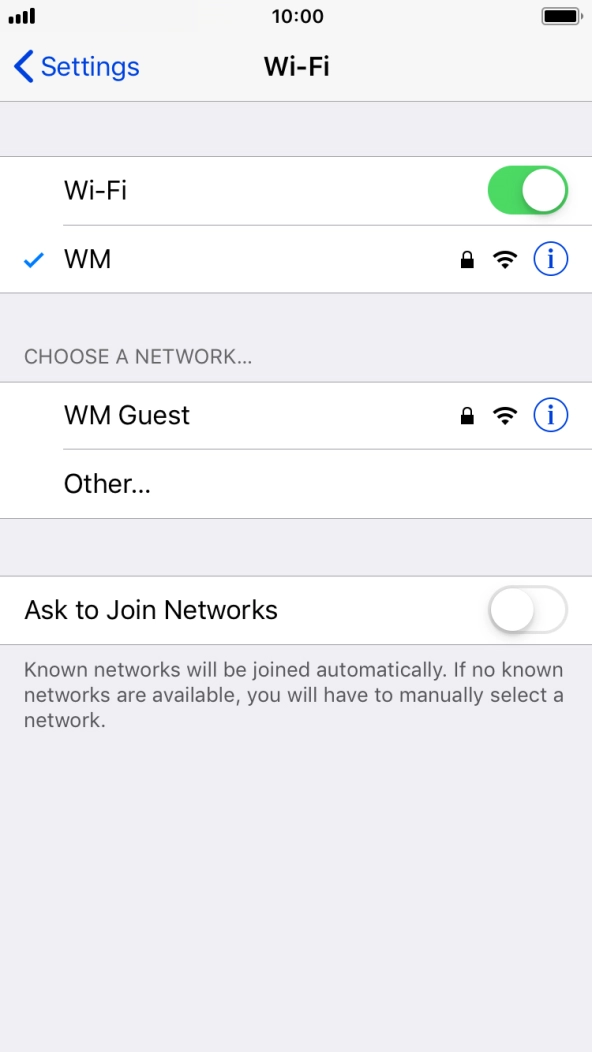 Press the Home key to return to the home screen.