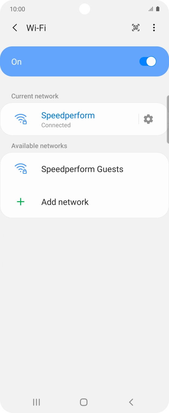 Press the Home key to return to the home screen.