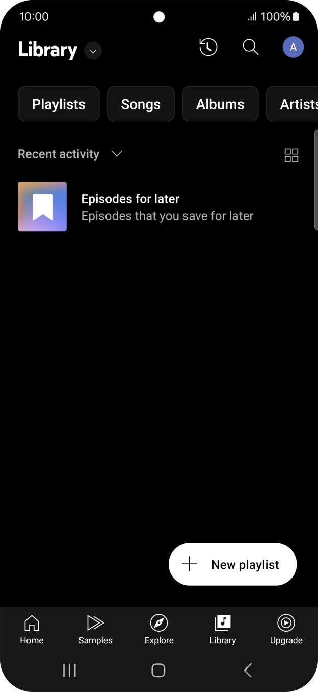Press the drop down list.