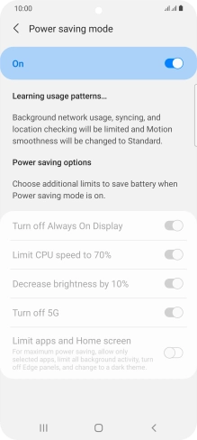 Press the Home key to return to the home screen.