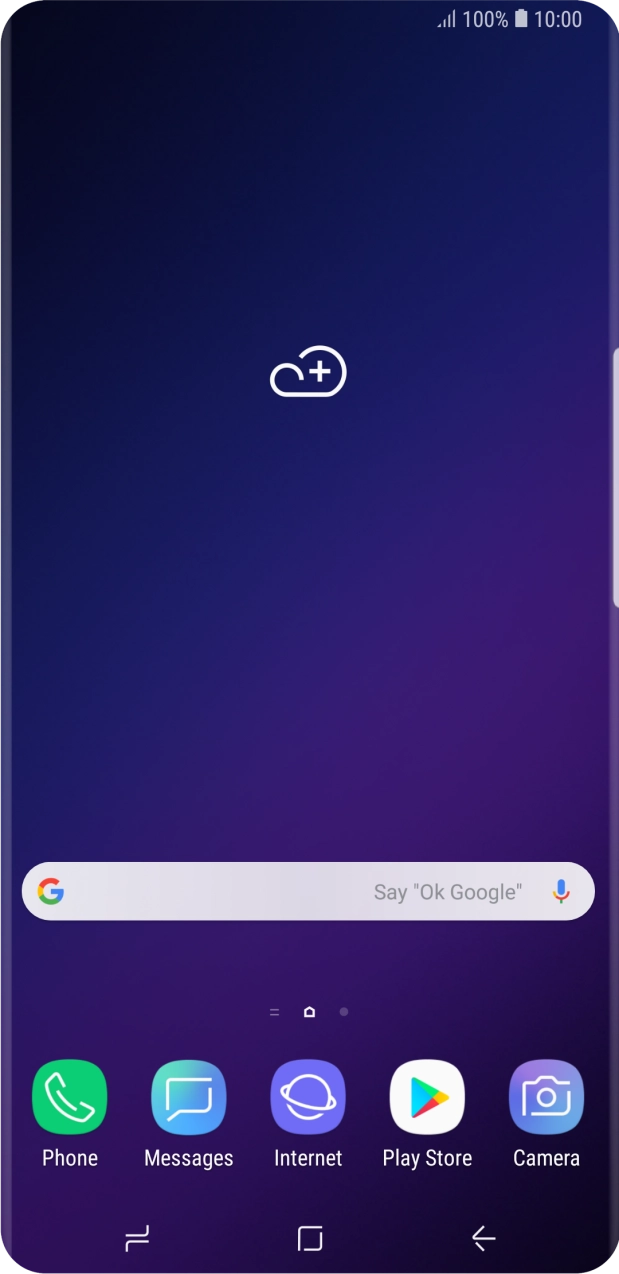 Slide your finger downwards starting from the top of the screen. Slide your finger downwards starting from the top of the screen.