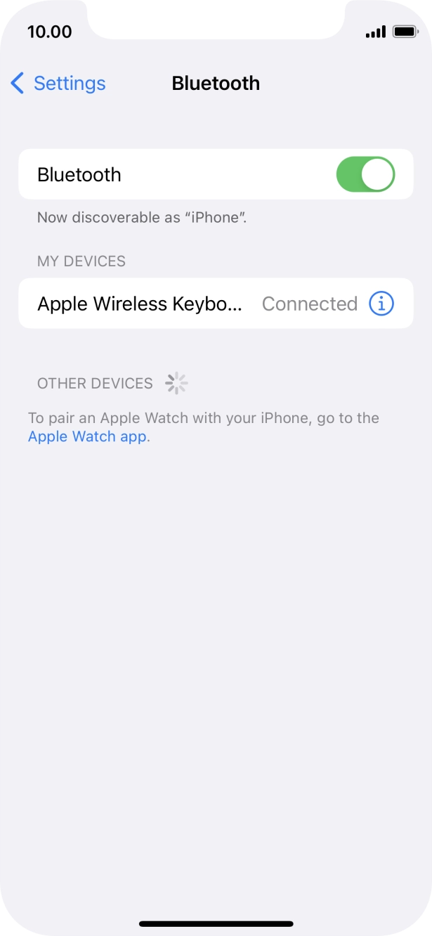 Slide your finger upwards starting from the bottom of the screen to return to the home screen.