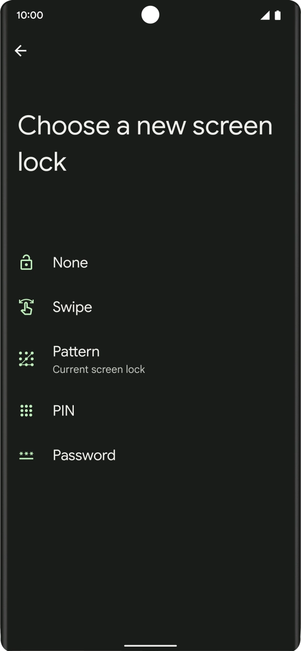 Press None. Press None.