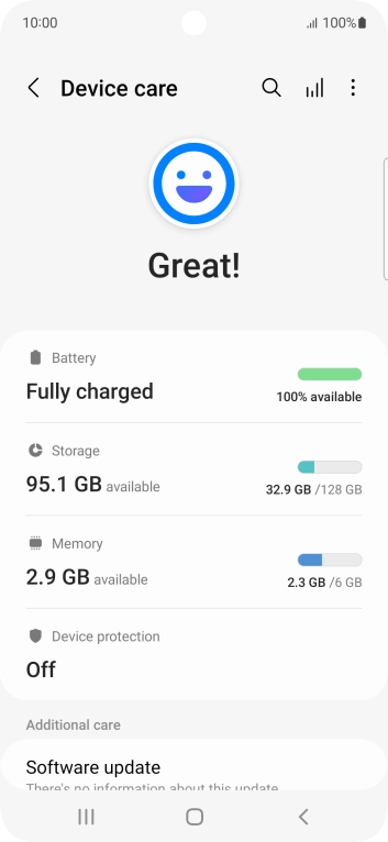 Press Battery.