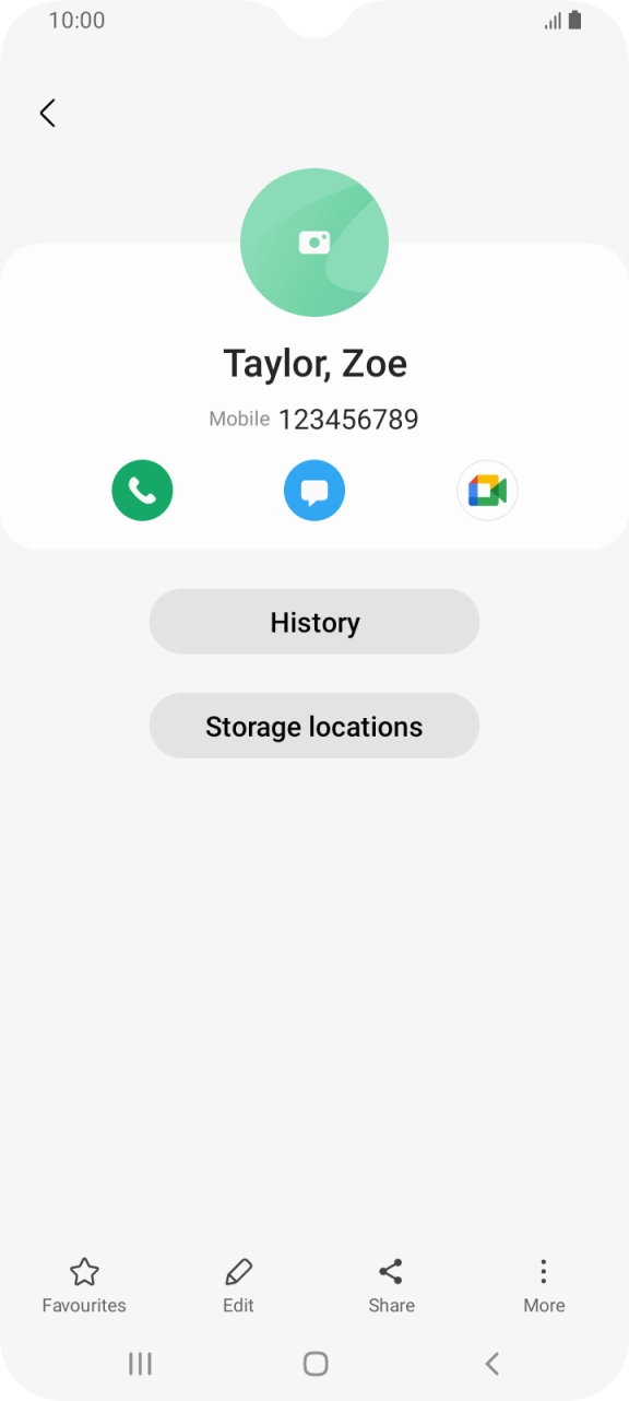 Press the call icon.