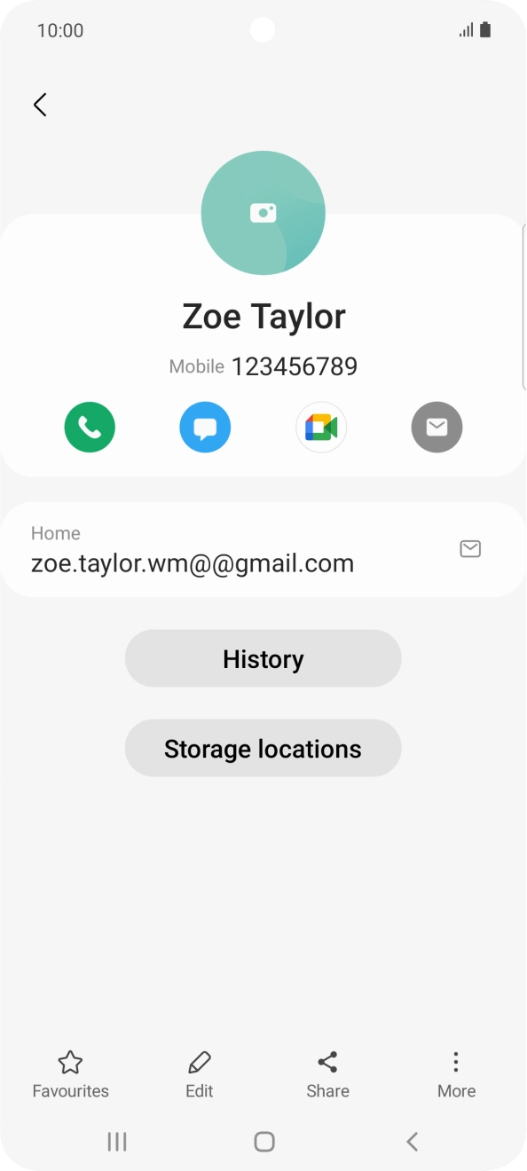 Press the call icon.