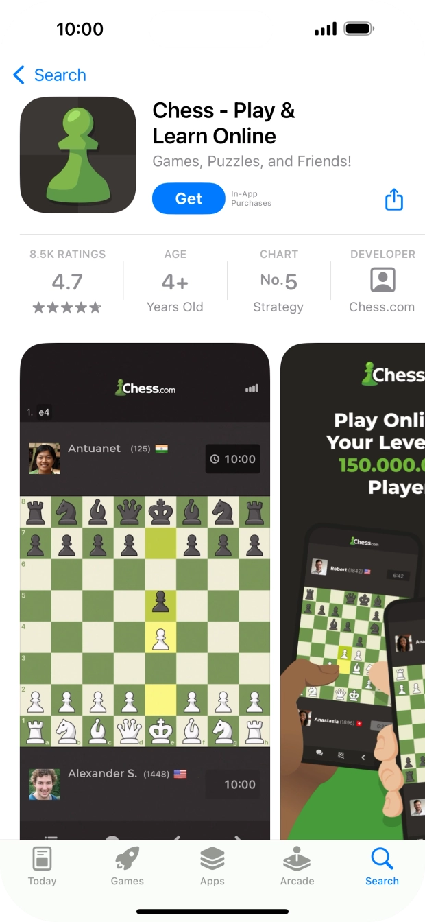 Press Get and follow the instructions on the screen to install the app. Press Get and follow the instructions on the screen to install the app.