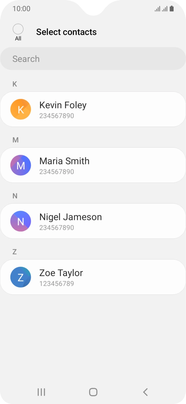 Press the field above 'All'.