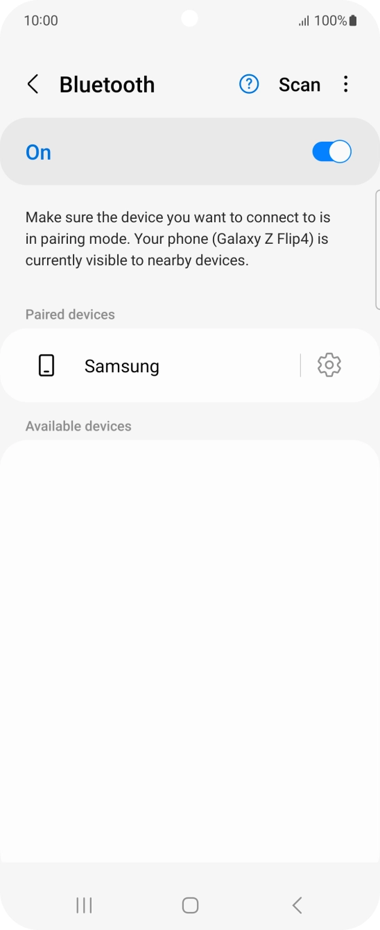 Press the Home key to return to the home screen.