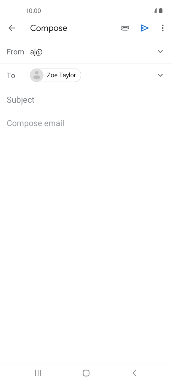 Press Subject and key in the required subject.