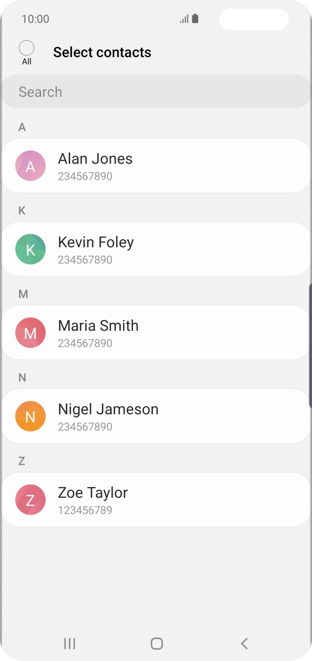 Press the field above 'All'.
