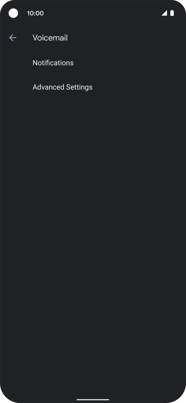 Press Advanced Settings.