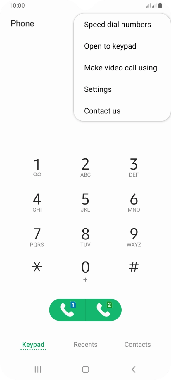 Press Settings. Press Settings.