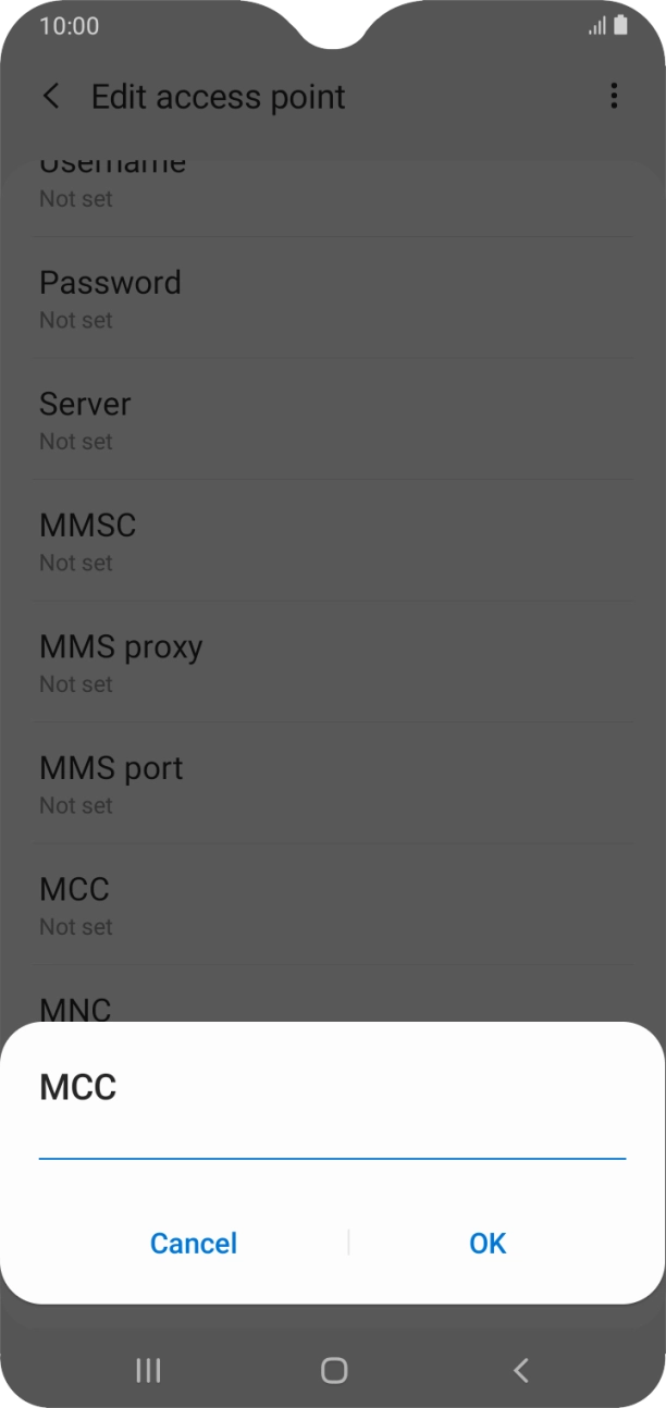 Key in 234 and press OK. Key in 234 and press OK.