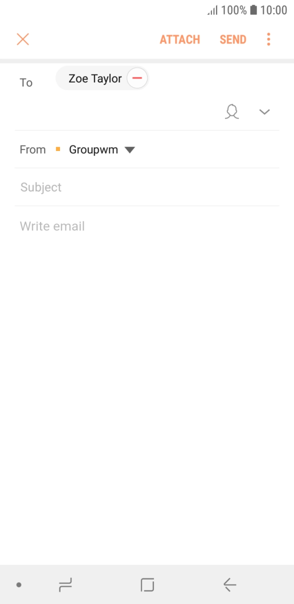 Press Subject and key in the required subject.