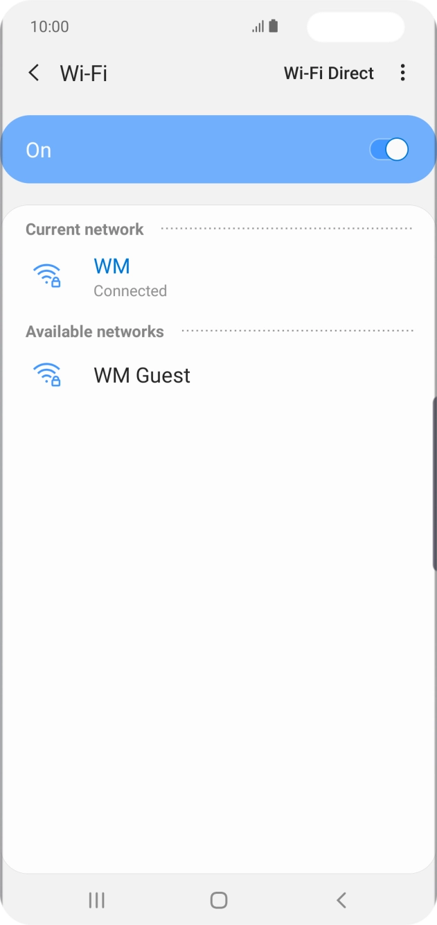 Press the Home key to return to the home screen.