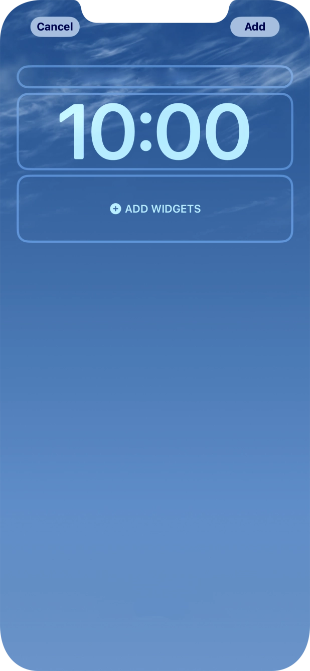 To customise the way the lock screen date is displayed, press the date widget and follow the instructions on the screen to select the required widget display mode. To customise the way the lock screen date is displayed, press the date widget and follow the instructions on the screen to select the required widget display mode.